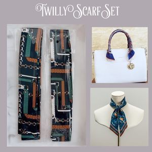 Handbag Skinny Scarf Set 3/$20